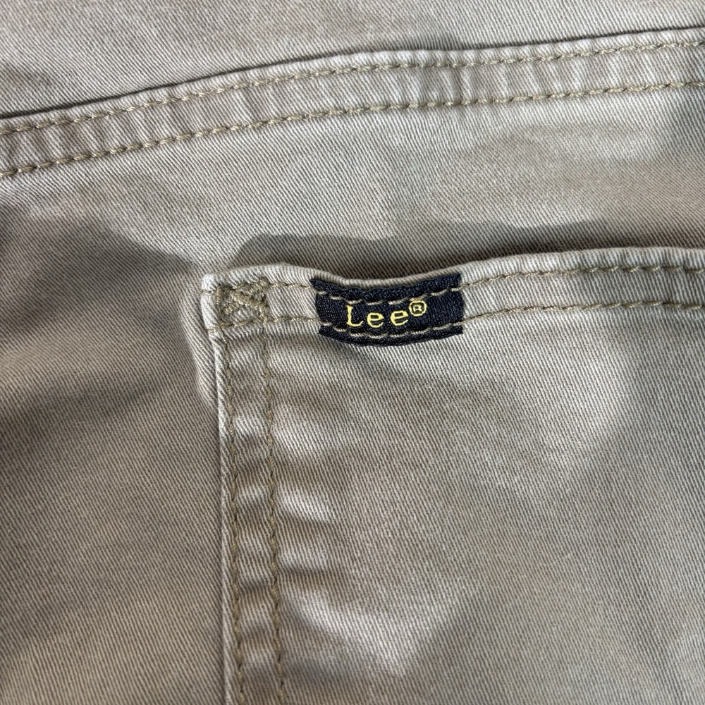 Lee Pants Extreme Motion Khaki Mens 40x30 (Fits 40x28) Straight Fit Stretch Tan - Picture 7 of 14